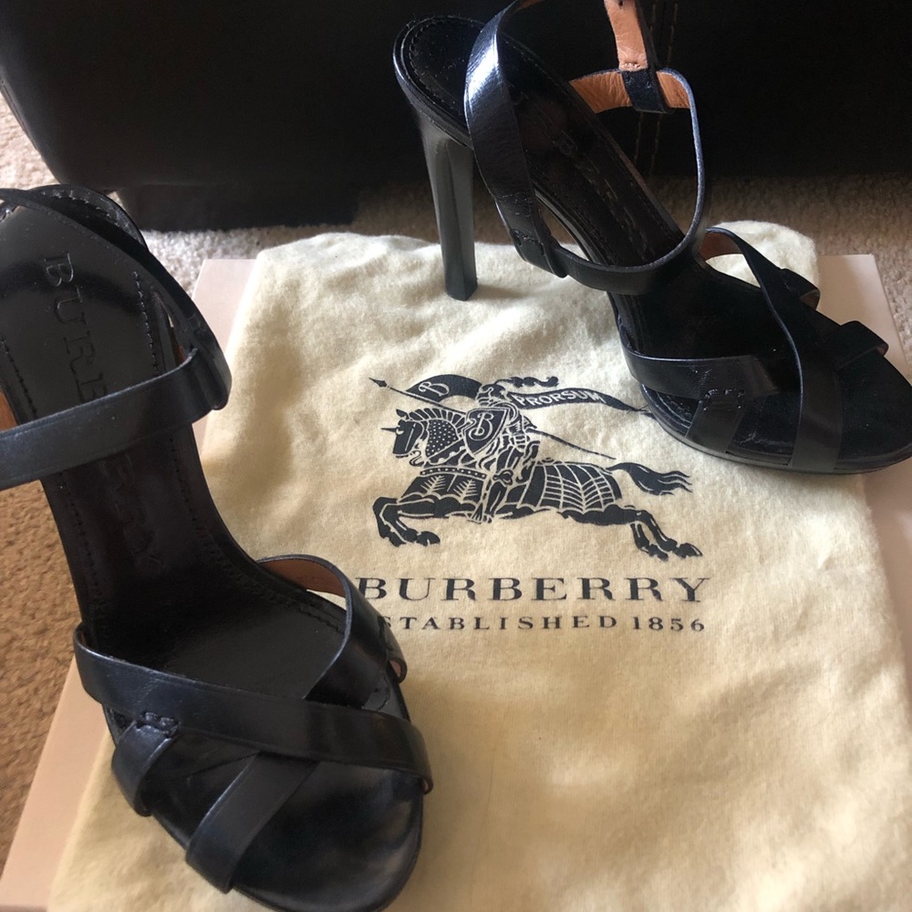 Authentic Burberry- Bridle sandal Monck 115 platform Sandal